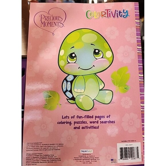 PRECIOUS MOMENTS Little Pets Coloring and Activity Book - Picture 2 of 2
